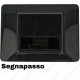 Segnapassi LED cornice nera compatibile 503 plana
