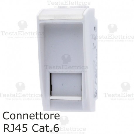 connettore rj45 compatibile con serie LivingLight Bianca
