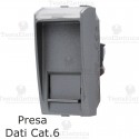 Presa dati TECH Cat. 6 compatibile con serie Bticino LivingLight