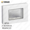 Calotta 3 posti IP55 bianca Vimar Plana Arkè Eikon