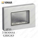 Calotta 3 posti IP55 Grigia Vimar Plana Arkè Eikon