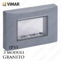 Calotta 3 posti IP55 Granito Vimar Plana Arkè Eikon