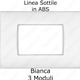 placca bianca compatibile bticino living light AIR