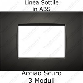 placca compatibile bticino living light AIR Antracite