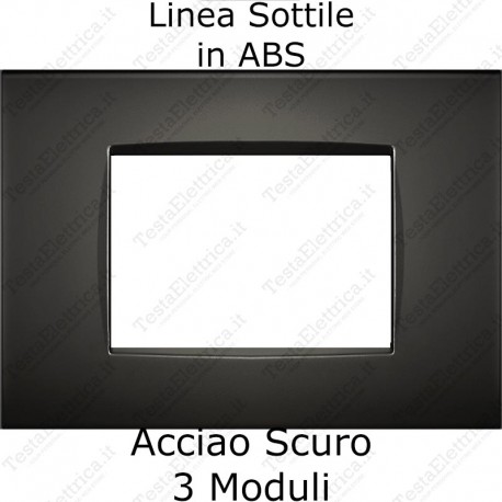 placca compatibile bticino living light AIR Antracite