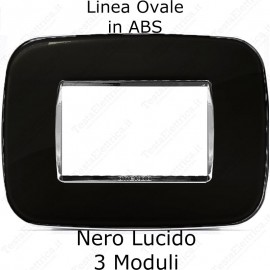 Placca Nera per serie Bticino Living Light