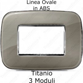 Placca Titanio per serie Bticino Living Light