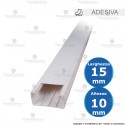 Canalina adesiva bianca 15x10 2 metri