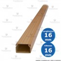 Canalina Legno Chiaro 16X16 2 metri