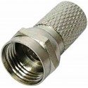 Connettore F per cavi TV 6,8 mm