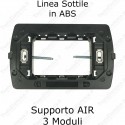 Supporto compatibile Bticino LivingLight AIR 3 moduli