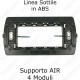 Supporto compatibile placche bticino living light AIR ln4704c