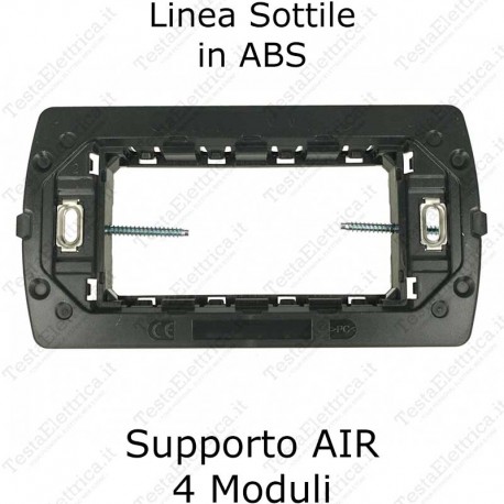 Supporto compatibile placche bticino living light AIR ln4704c