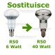 Lampada a led reflector R50 E14 6 W Wiva