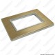 placca compatibile vimar plana oro - profilo