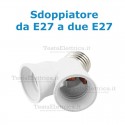 Adattatore doppio E27 