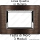 placca compatibile vimar plana colore Testa di Moro