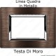 placca compatibile vimar plana colore Testa di Moro