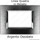 placca in metallo vimar plana compatibile