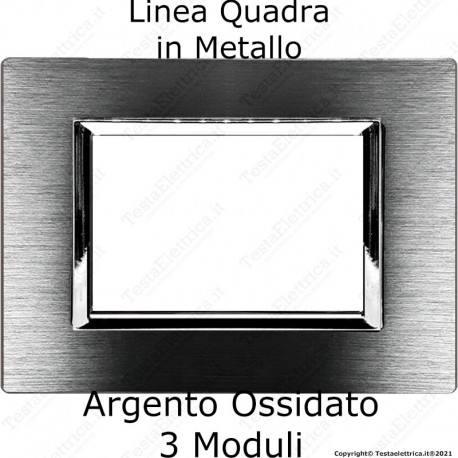 placca in metallo vimar plana compatibile