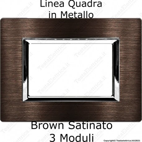 placca bticino matix in metallo