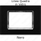 placca nera compatibile vimar plana vetro