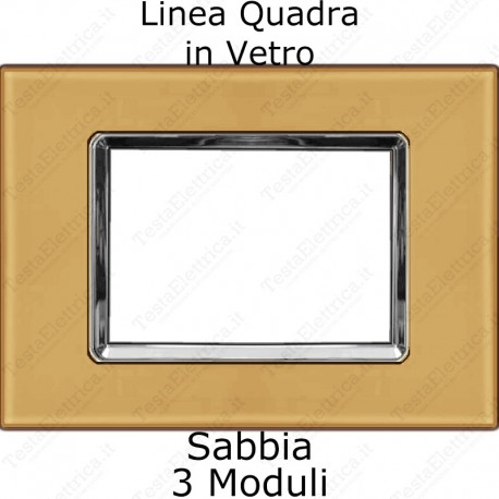 placca vetro sabbia plana