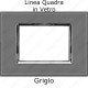 placca compatibile vimar argento