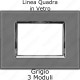 placca compatibile vimar silver