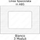 placca bianco opaco compatibile matix tot electric