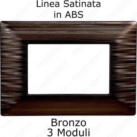 placca bronzo satinato compatibile matix ettroit
