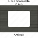 Placca Ardesia 3,4 e 7 moduli in ABS compatibile con serie Vimar Plana