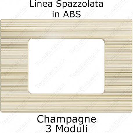 placca Champagne compatibile plana tot electric