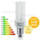 Lampada al Neon Tubolare E27 25 Watt Compact 10000 Beghelli