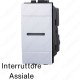 Interruttore assiale compatibile con serie LivingL ight Bianca