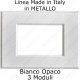 placca cal in metallo compatibile plana made in italy