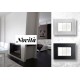 placca cal in metallo compatibile plana made in italy
