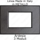 placca ardesia cal in metallo compatibile plana made in italy