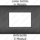 placca Antracite compatibile bticino livinglight AIR