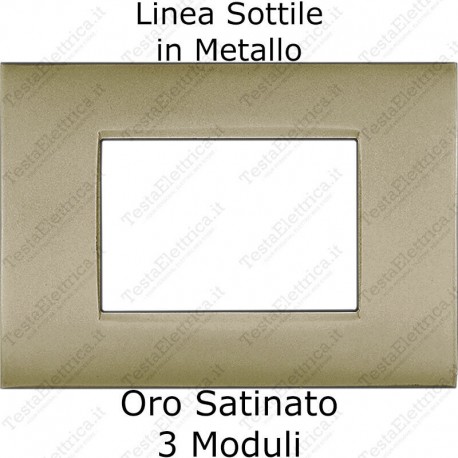 placca oro  compatibile bticino livinglight AIR