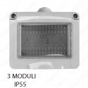 Scatola portafrutti 3 posti IP55 compatibile Vimar Plana