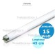 fluorescente 45 cm 15 watt cm T8 4000k 840