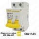 Interruttore Magnetotermico 2M 63A  220V Tot Electric