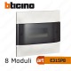 Bticino E315P8 - centralino linea Habita 8 moduli posti