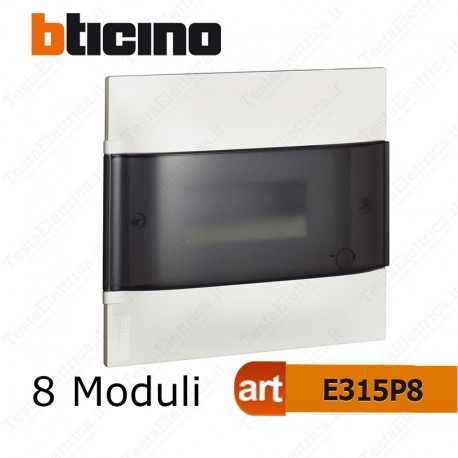 Bticino E315P8 - centralino linea Habita 8 moduli posti