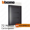 Centralino per cartongesso serie Habita 72 moduli
