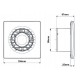 Aspiratore universale foro 100 con alette