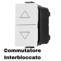 Doppio Interruttore Interbloccato compatibile con serie Bticino Matix