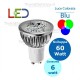 Lampada led Colorata GU10 220V 6W MR16 Dgk