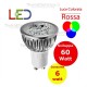 Lampada led Colorata GU10 220V 6W MR16 Dgk